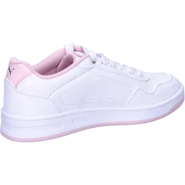Puma Damen Court Classy Turnschuhe, Puma White Whisp Of Pink Puma Silver, 38.5 EU - 5,5 UK