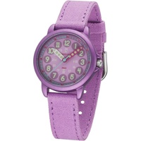 Jacques Farel Quarzuhr ORGT 1112, Armbanduhr, Kinderuhr, Mädchenuhr, ideal auch als Geschenk lila