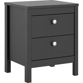 Home Affaire Nachtkommode ¦ schwarz ¦ Maße (cm): B: 44 H: 54 T: 38.0