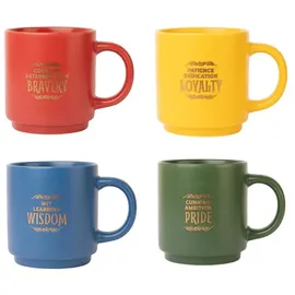 Grupo Erik Kaffeebecher 0,3 l Multicolour 4 St.