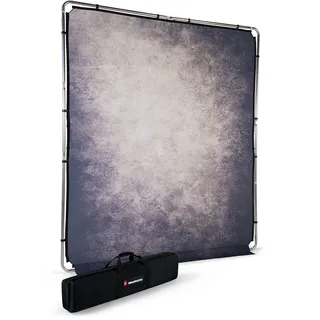 Manfrotto Lastolite by Manfrotto EzyFrame Vintage Hintergrund, 2 x 2,3 m, Rauch