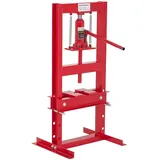 6T Hydraulische Werkstattpresse (H-Rahmen Bodenpresse) – 12 Tonnen Hydraulikpresse für Garage & Werkstatt – Schwerlast Stahlkonstruktion – Rot