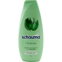 Schauma Shampoo 7 Kräuter 1 x 400ml für normales - schnell fettendes Haar vegan