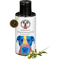 CrazyDogPaul Premium Hundeshampoo - Sonderedition - Luxusfellpflege für Ihren Hund für glänzendes Fell und gesunde Haut, hilft gegen Juckreiz, Zecken, Flöhe, Milben, Läuse, vegan, 100% natürlich
