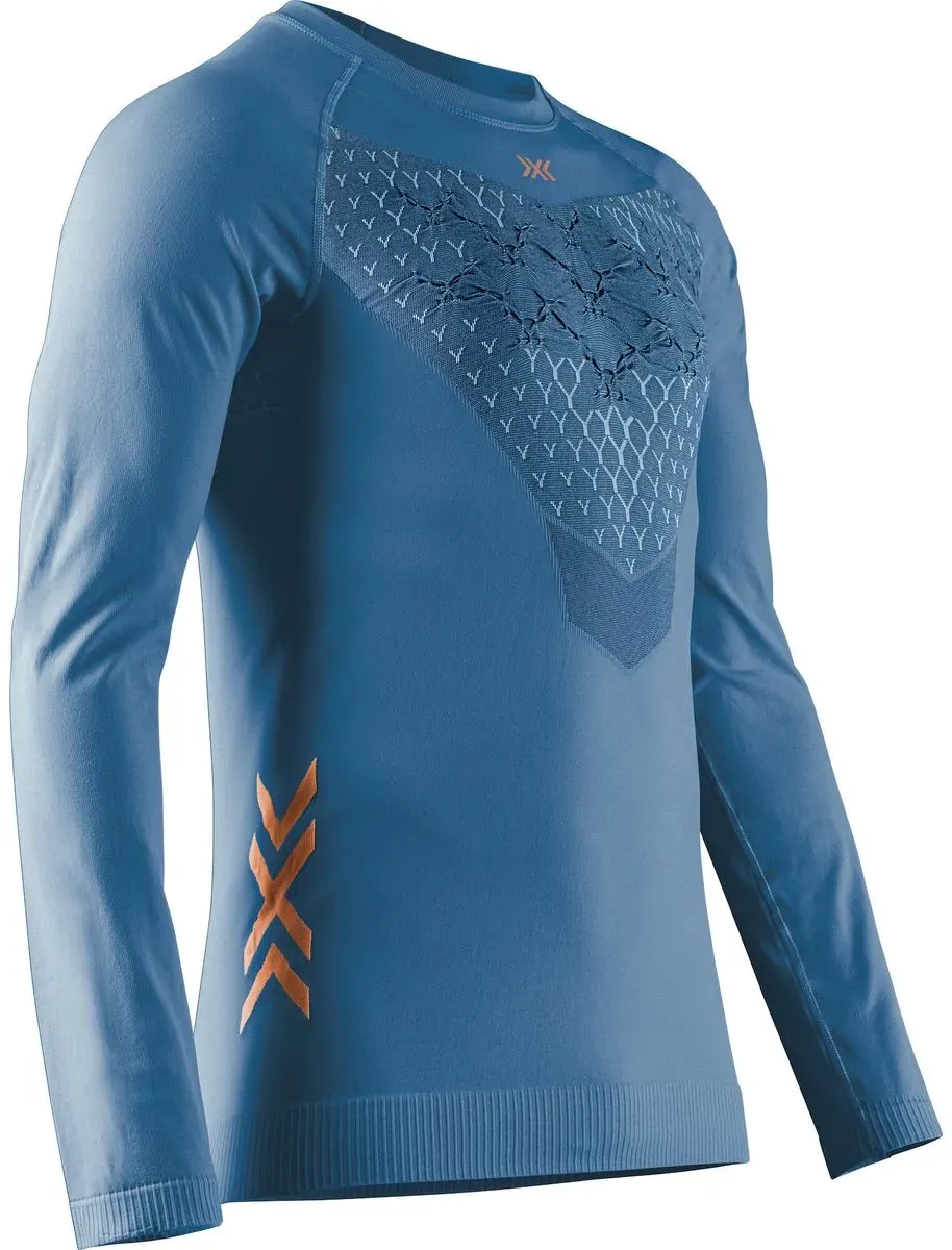 X-Bionic X-bionic Twyce Run Shirt LS Men mineral blue/orange (A014) XXL