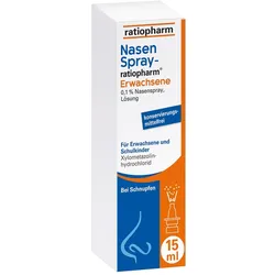 Nasenspray-ratiopharm Erwachsene - bei Schnupfen 15 ml