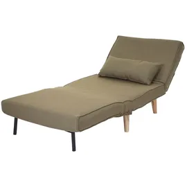 Mendler Schlafsessel HWC-D35 Stoff/Textil 0 x 0 x 0 cm Grün mit Schlaffunktion