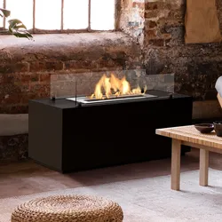 Noble Flame GIGANOTO [Ethanol Raumteiler]: Schwarz