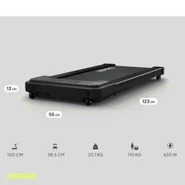 Zipro Yougo Mini Laufband Schwarz