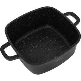 Kinghoff Granit Topf-Set 6-tlg. 3 x quadratische Töpfe 2,8 l + 4,4 l + 6,5 l