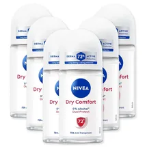 NIVEA Deodorant Dry Comfort 6 x 50 ml