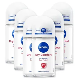 NIVEA Deodorant Dry Comfort 6 x 50 ml