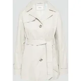 S.Oliver - Kurzer Trench mit Gürtel, Damen, creme, 44