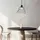 Spot-Light Hängeleuchte Pendelleuchte Pendellampe Esszimmerleuchte, Höhenverstellbar Industriell Metall Schwarz, 1x E27 Fassung, Lxbxh 24x24x120cm