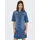 Only Jeanskleid ONLKATERINA 2/4 SHORT DNM DRESS AKM in A-Linien Form blau L (40)