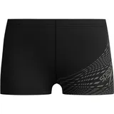 Speedo Jungen Aquashorts mit Logo Aquashort, Black/USA Charcoal, 11-12