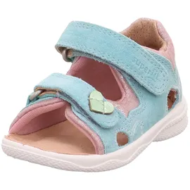 superfit Polly Sandale, Hellgrün/Rosa 7500, 22 EU
