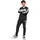 adidas Seasonal Essentials Tiberio 3-Streifen Fleece Trainingsanzug Black / White / Grey Two 140