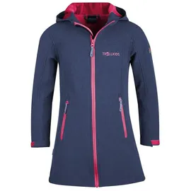 TROLLKIDS Lillesand Softshellmantel Blau 104