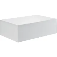 [en.casa] Wandregal Oslo 46 x 30 x 15 cm Weiß