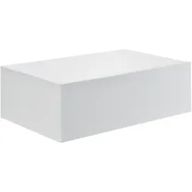 [en.casa] Nachtschrank Oslo 46 x 30 x 15 cm Weiß