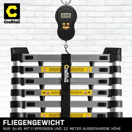Craftfull CF-101A Teleskopleiter 3,2 Meter