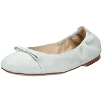 HÖGL Leder-Ballerinas "Betty" in Hellblau - 38,5