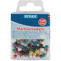 Stylex Markiernadeln, farbig, 100er Schachtel