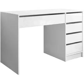 lookway Schreibtisch MADA Weiß hochglanz