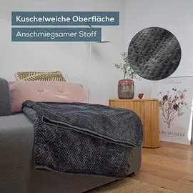 Beurer HD 65 Heizdecke 130 x 180 cm Dunkelgrau