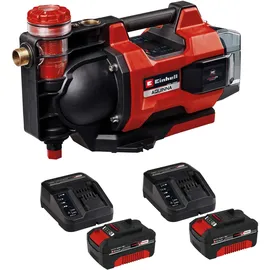 Einhell Akku-Gartenpumpe AQUINNA 36/38 F LED Automatic 3.800 l/h inkl. 2 x Starterset 