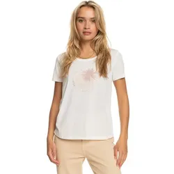 ROXY Damen Shirt CHASING THE WA J TEES, SNOW WHITE, S