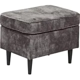 ed exciting design Hocker Oskar 63 x 43 x 42 cm Grau