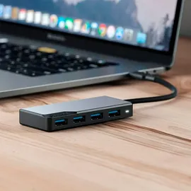 Alogic USB-C Fusion SWIFT 4-in-1 Hub Space Grey
