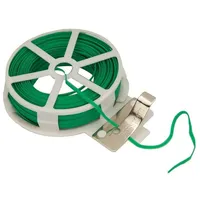 Silverline - Garten Blumen Bindedraht Gartendraht 30m Rolle mit