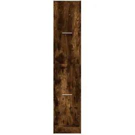 vidaXL Apothekerschrank Räuchereiche 30 x 41 x 144,5 cm Braun