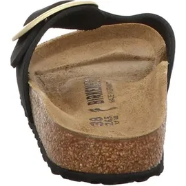 Birkenstock Madrid Big Buckle Nubukleder schwarz 36
