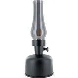 Schwaiger Tischleuchte Aluminium, Glas IP44 200 lm dimmbar schwarz