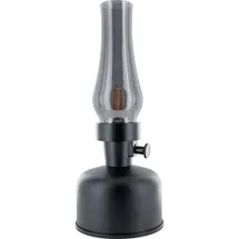 Schwaiger Tischleuchte Aluminium, Glas IP44 200 lm dimmbar schwarz
