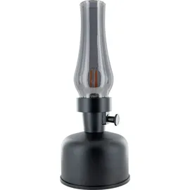 Schwaiger Tischleuchte Aluminium, Glas IP44 200 lm dimmbar schwarz