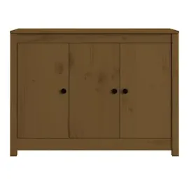 vidaXL Sideboard Honigbraun 100x35x74 cm Massivholz Kiefer