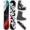 Airtracks Snowboard Snowboard Set Board North South Wide » Mod. 23 (4er-Pack), Snowboard + Bindung Master + Boots + Bag / 152 157 159 162 cm