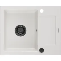 Mexen Enzo Granitspüle 576 x 465 mm Weiß