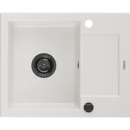 Mexen Enzo Granitspüle 576 x 465 mm Weiß
