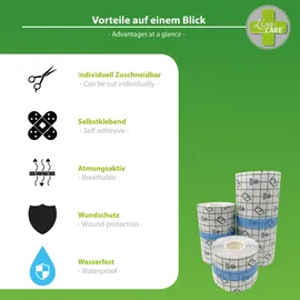 LisaCare Tattopflaster - Tattoofolie 10cmx10m transparent 1 St