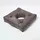 Homescapes SITZKISSEN mit Aussparung grau 50/50/10 cm – Entlastungskissen, Velours