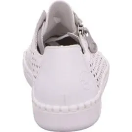 Rieker Komfort Schnürschuhe in Weiß 36