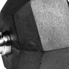 Sporttrend 24 Hexagon Hantel Kurzhantel 25 kg schwarz
