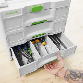 Festool Systainer Sortainer3 SYS3-SORT/3 M 337  grau 39,6 x 29,6 x 33,0 cm