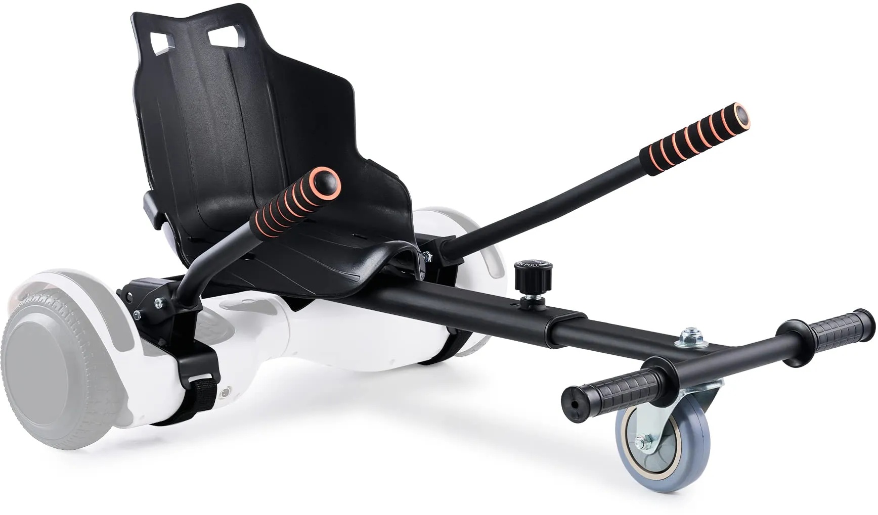 CO-Z Hoverboard-Stuhl Hoverkart Sitzscooter Hoverboard Sitz Gokart Sitz für Self Balancing Kompatibel mit 6,5 zoll 8,5 zoll und 10 Zoll Scooter für Erwachsene und Kinder (Schwarz)